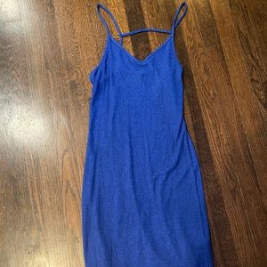 Topshop Royal Blue Mini Dress